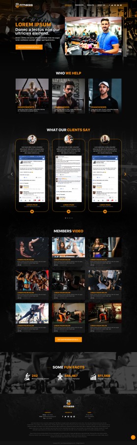 Web Design entry 1780244 submitted by anooppc to the Web Design for Fitness Marketing Group run by WatanabeStevenC
