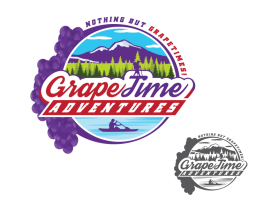 Logo Design entry 1784885 submitted by KAIROS to the Logo Design for GrapeTime Adventure Wine Tours run by souzacrew2