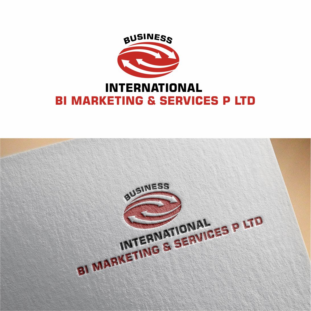 Logo Design entry 1786370 submitted by kostedan to the Logo Design for BI Marketing and Services P Ltd run by sangeethmoses