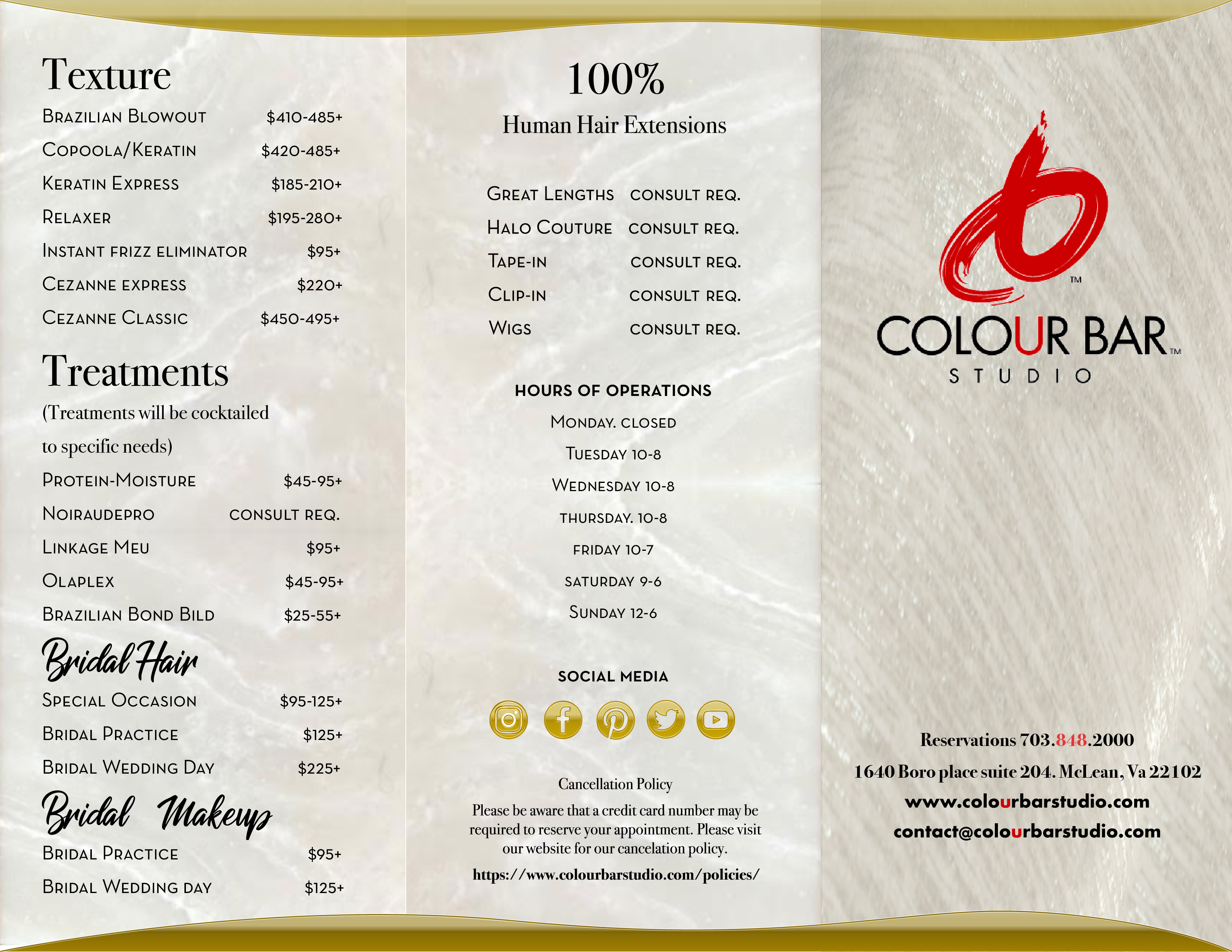Brochure Design entry 1787158 submitted by Microtonal to the Brochure Design for Colour Bar Studio run by TaniaSald