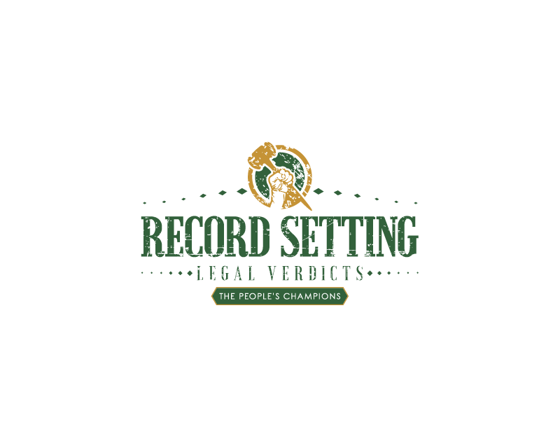 Logo Design entry 1787323 submitted by Doni99art to the Logo Design for Record Setting Legal Verdicts run by Marz3