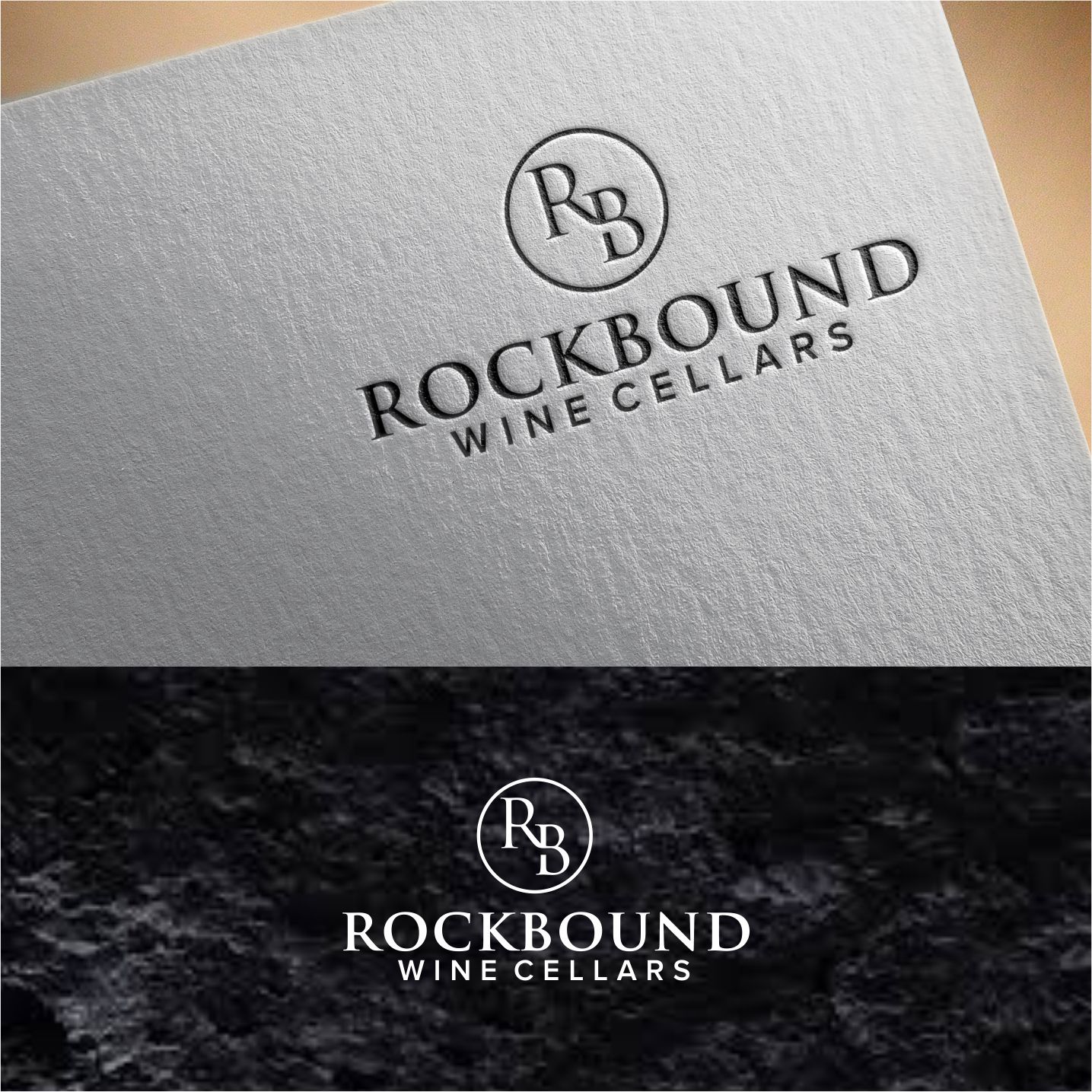 Logo Design entry 1787482 submitted by kostedan to the Logo Design for Rockbound Wine Cellars run by cderodeff