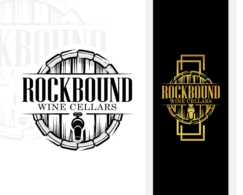 Logo Design entry 1787631 submitted by beekitty7 to the Logo Design for Rockbound Wine Cellars run by cderodeff