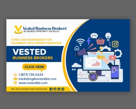 Banner Ad Design entry 1788881 submitted by pdwork to the Banner Ad Design for Vested Business Brokers run by marketing@vestedbb.com