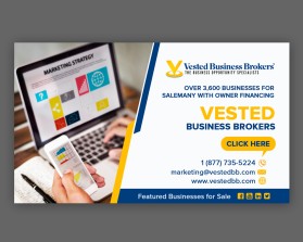 Banner Ad Design entry 1788882 submitted by pdwork to the Banner Ad Design for Vested Business Brokers run by marketing@vestedbb.com