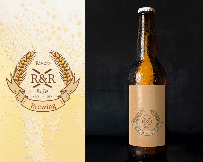 Logo Design entry 1789860 submitted by webandgraphic to the Logo Design for Rivers and Rails Brewing Co.  run by JArtmann