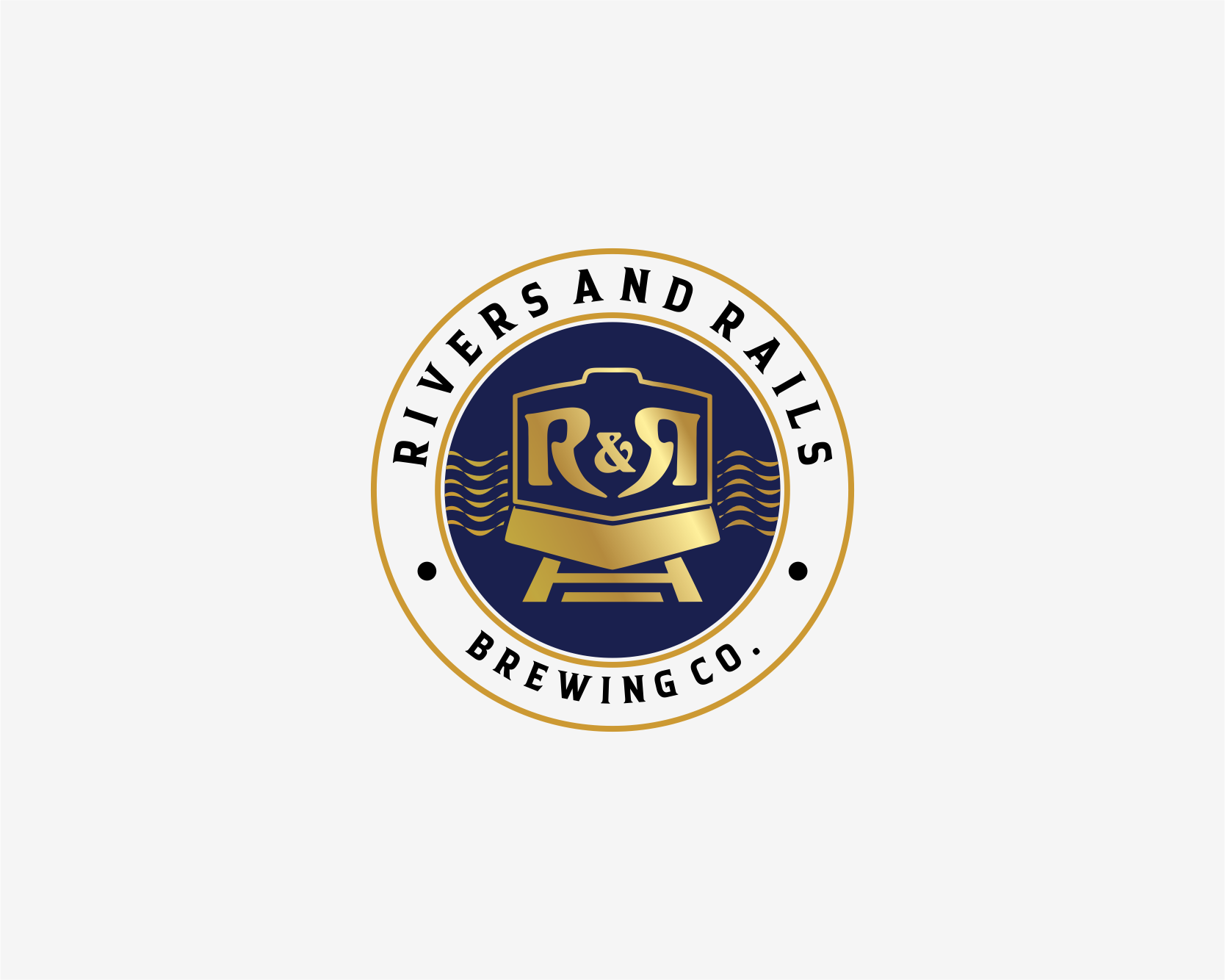 Logo Design entry 1789860 submitted by faaZ to the Logo Design for Rivers and Rails Brewing Co.  run by JArtmann