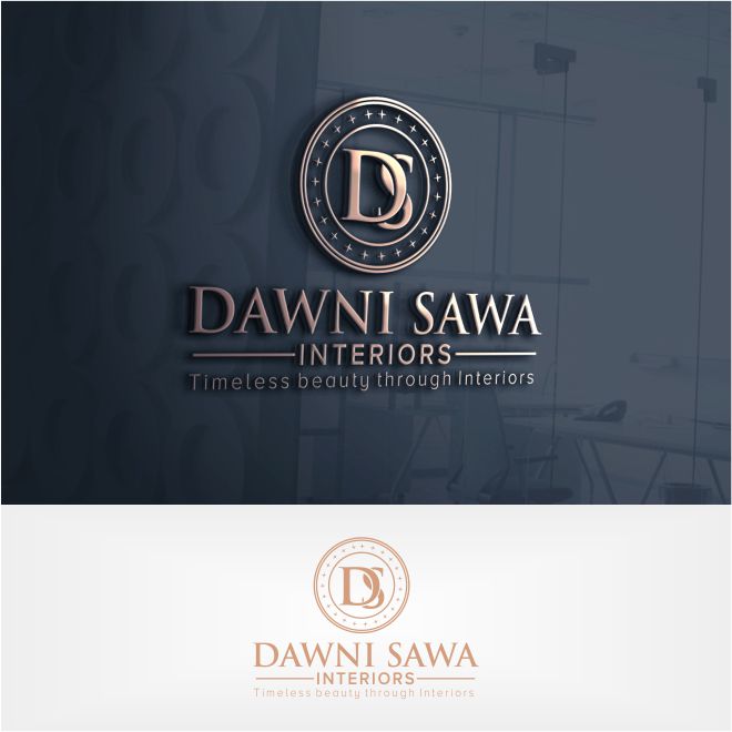 Logo Design entry 1790908 submitted by kostedan to the Logo Design for Dawni Sawa Interiors run by dawnisawainteriors