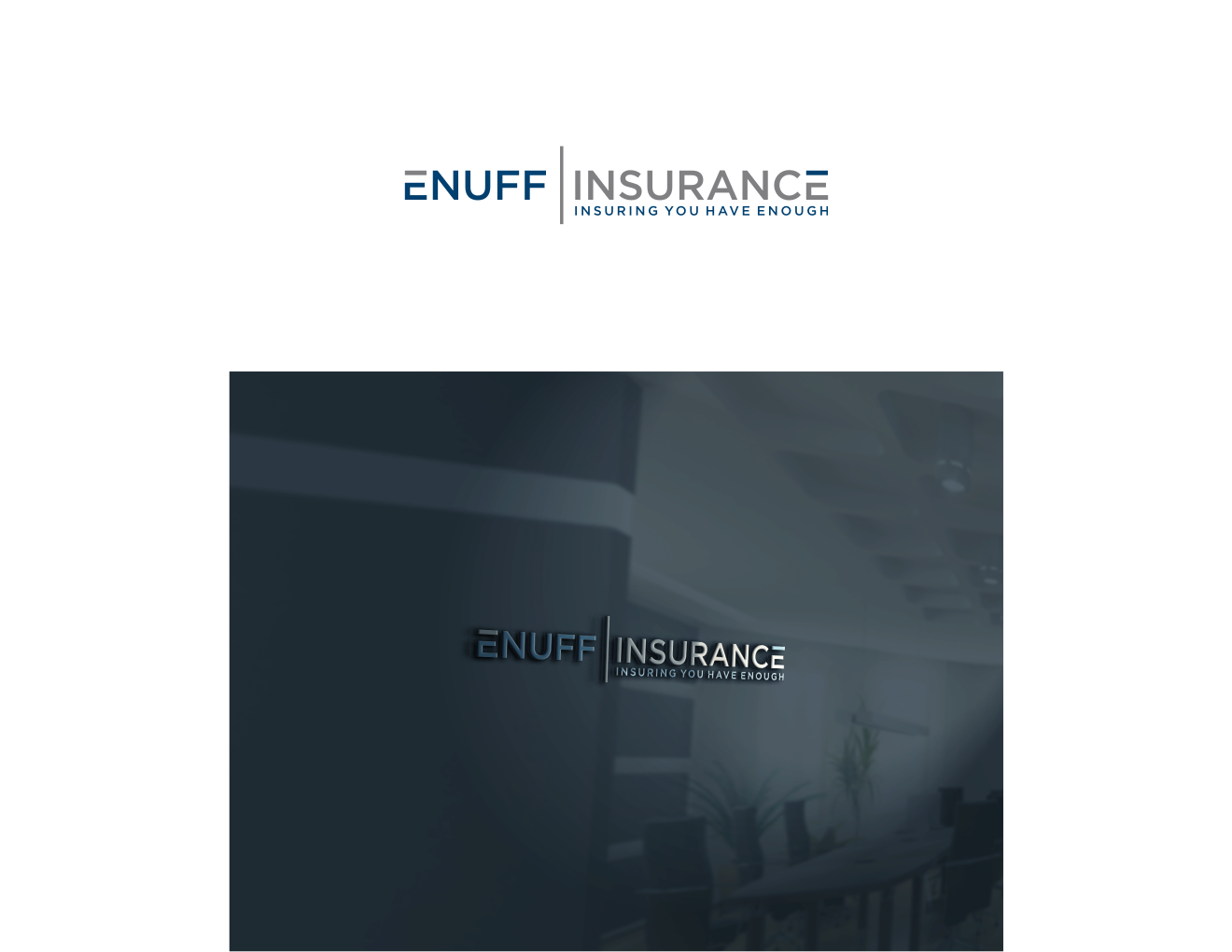Logo Design entry 1792293 submitted by REVIKA to the Logo Design for Enuff Insurance run by Caww41@yahoo.com