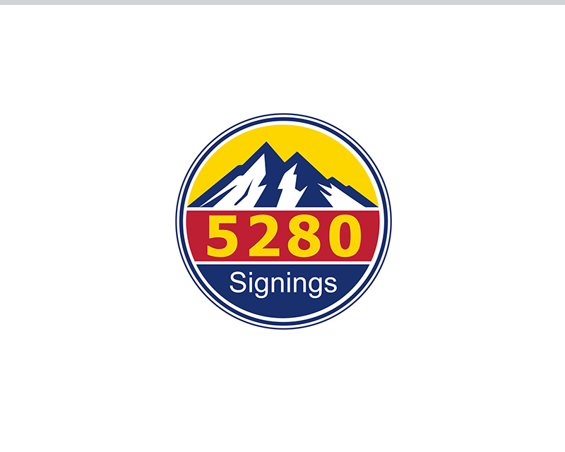Logo Design entry 1793141 submitted by Rar to the Logo Design for 5280 Signings run by 5280Signings!