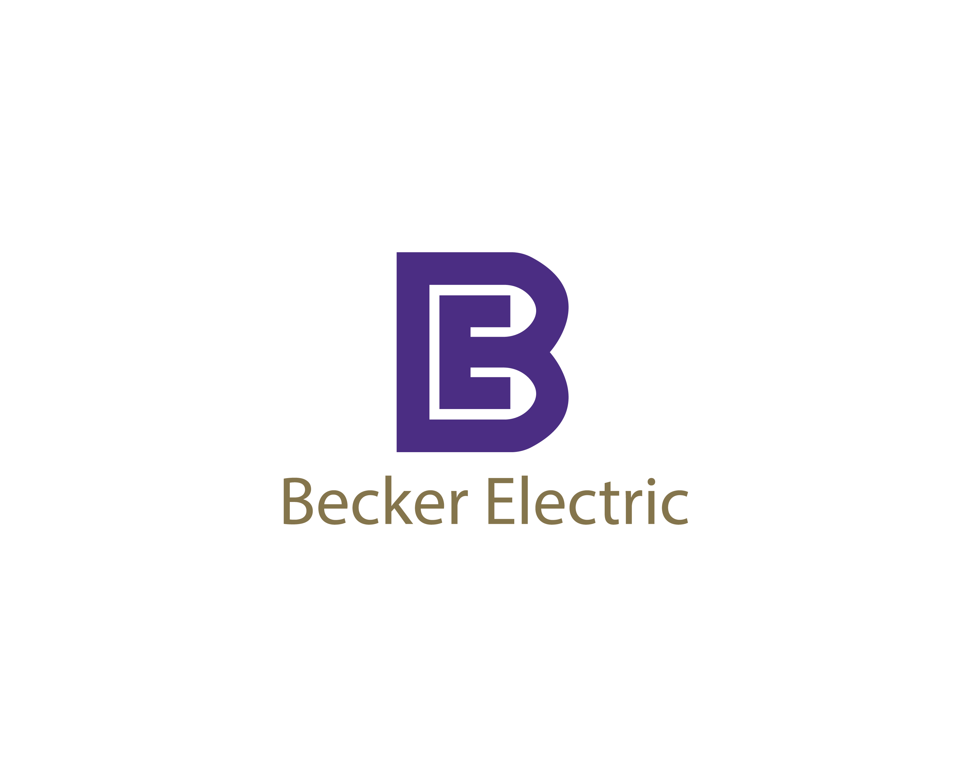 Logo Design entry 1793365 submitted by Devesh69 to the Logo Design for Becker Electric run by acooper@ascentconsults.com