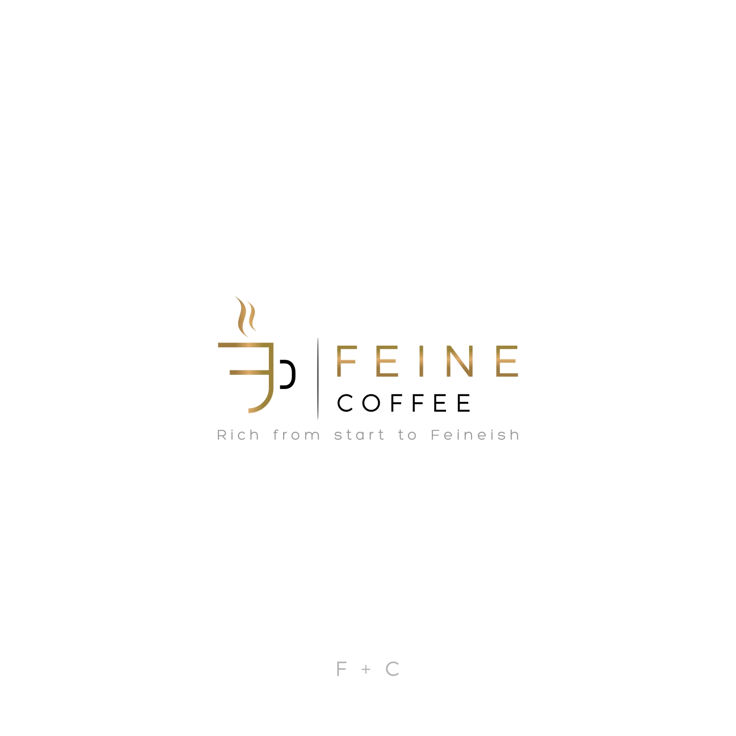 Logo Design entry 1794130 submitted by wellbeing to the Logo Design for Feine Coffee run by feinecoffee