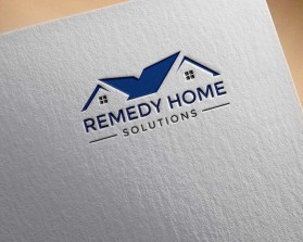 Logo Design entry 1794606 submitted by simple99 to the Logo Design for Remedy Home Solutions or remedyhomesolutions.com run by jeffreymwills@gmail.com