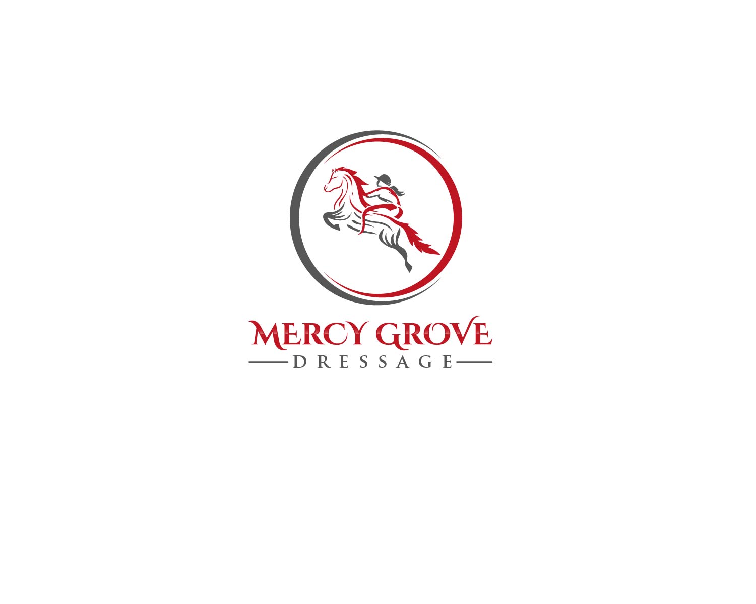 Logo Design entry 1795735 submitted by jymarie01 to the Logo Design for Mercy Grove Dressage run by Brpoole