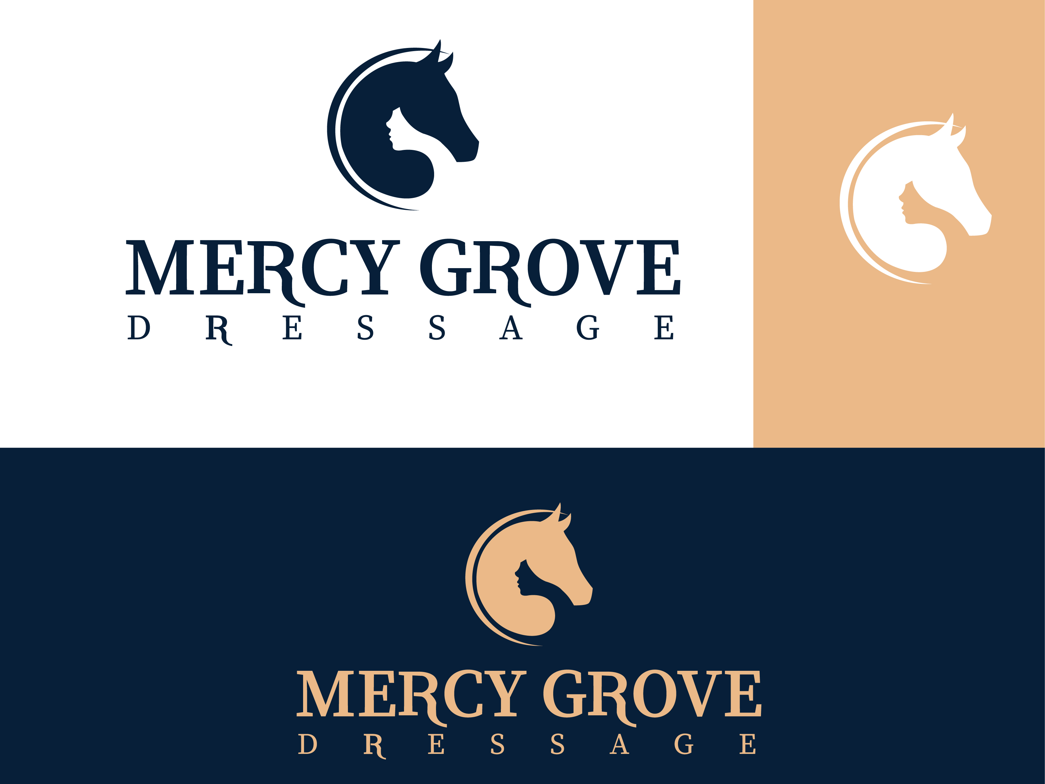 Logo Design entry 1795654 submitted by ILHAM12312 to the Logo Design for Mercy Grove Dressage run by Brpoole