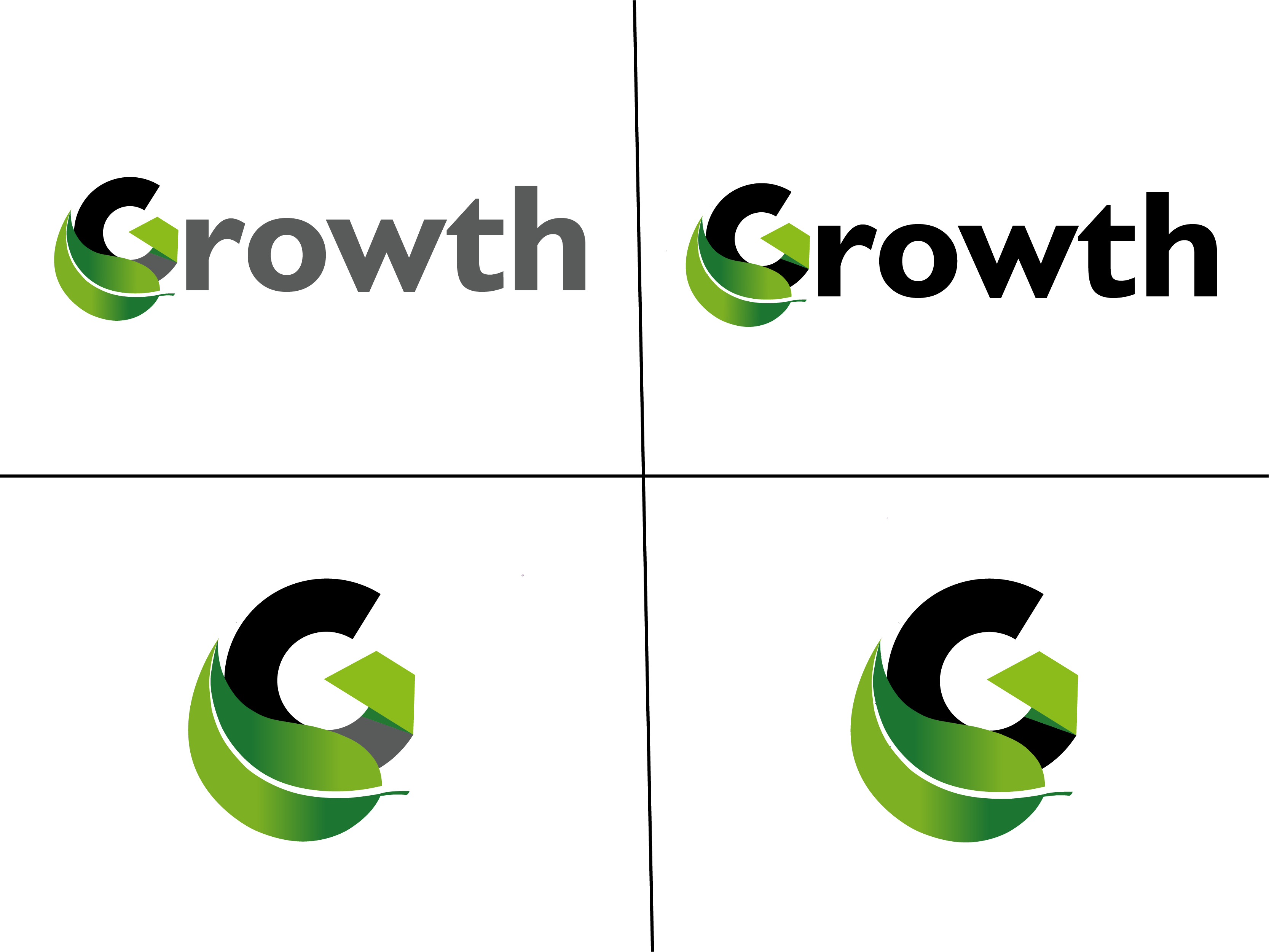 Growth Logo Stock Illustrations, Cliparts and Royalty Free Growth Logo  Vectors