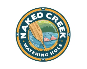 Logo Design entry 1800225 submitted by Wahyhmd to the Logo Design for Naked Creek Watering Hole run by Naked Creek Brew