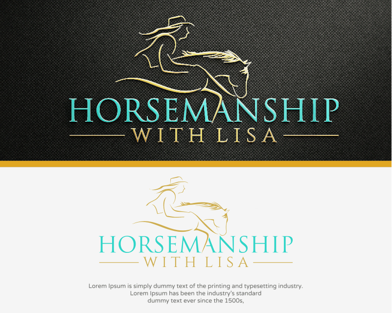 Logo Design entry 1800627 submitted by SATRI to the Logo Design for Horsemanship with Lisa run by HealthJunkie