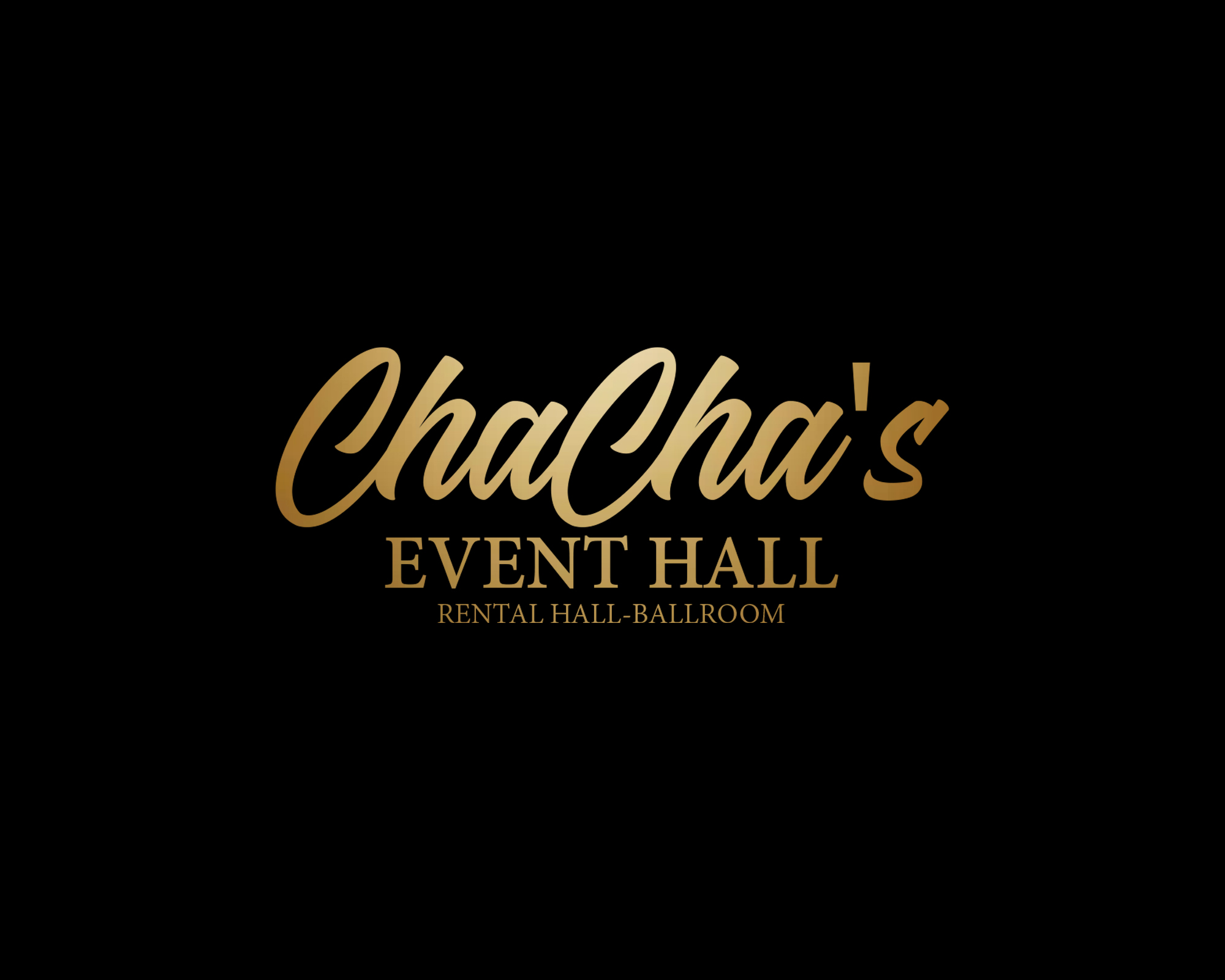 Logo Design entry 1800205 submitted by EdRCreative to the Logo Design for Cha Cha's Event Hall run by The Wiles Group, Inc.