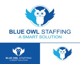 Logo Design entry 1803981 submitted by badluck to the Logo Design for Blue Owl Staffing .com run by Kimberlynmorrison