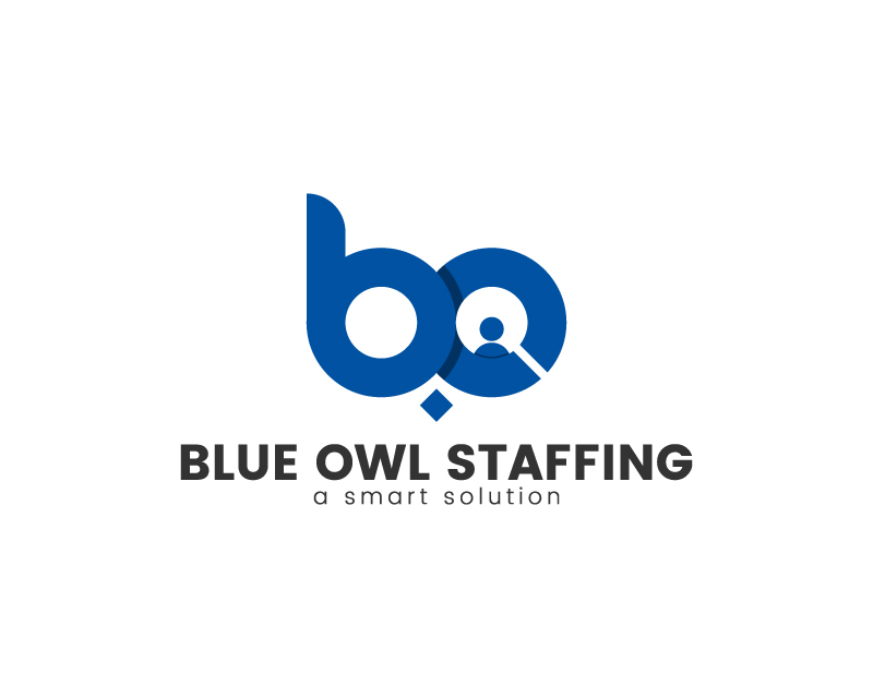 Logo Design entry 1804026 submitted by Dingdong84 to the Logo Design for Blue Owl Staffing .com run by Kimberlynmorrison