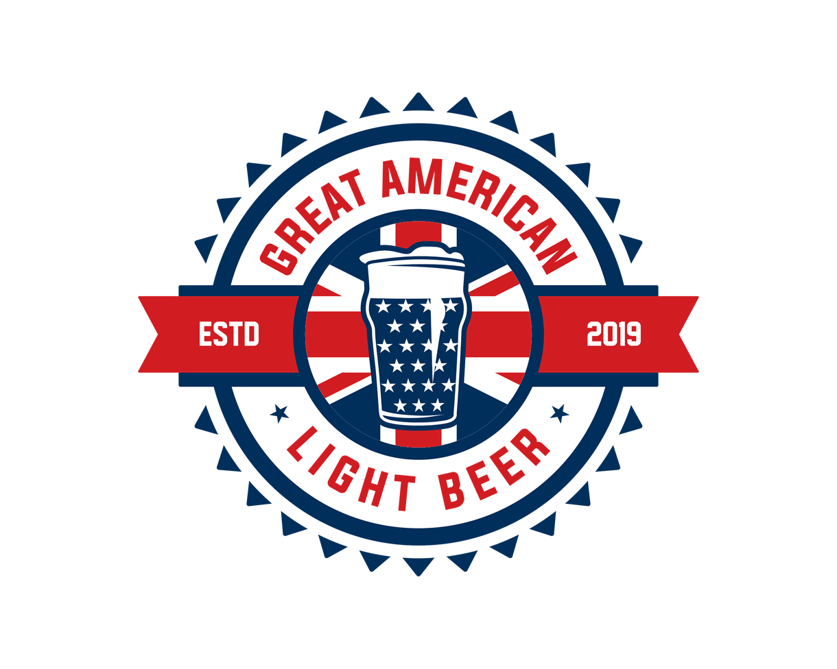 Logo Design entry 1804929 submitted by ModalNikah to the Logo Design for Great American Light Beer run by jeff1pilot