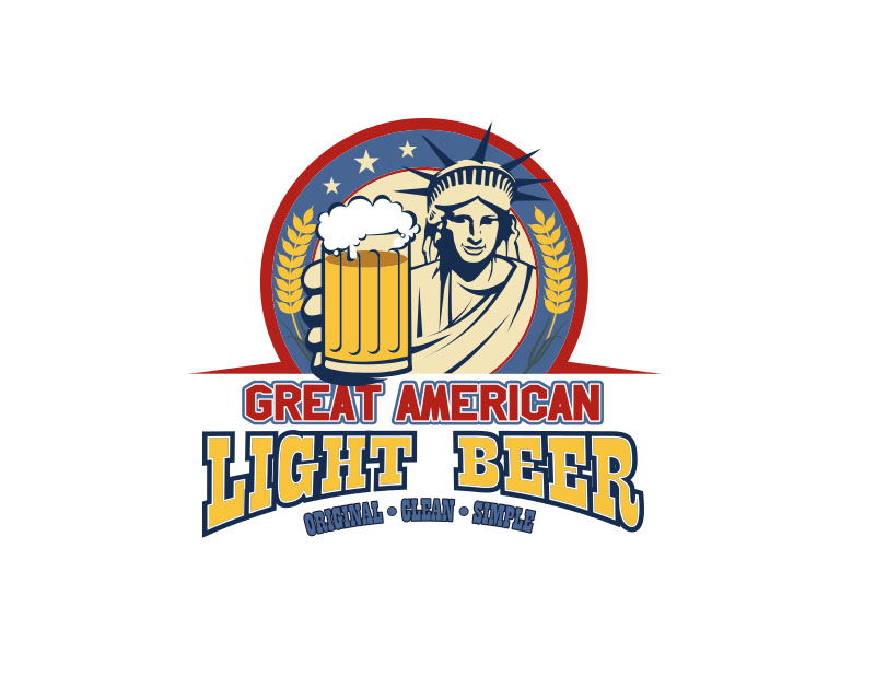 Logo Design entry 1804897 submitted by Jagad Langitan to the Logo Design for Great American Light Beer run by jeff1pilot