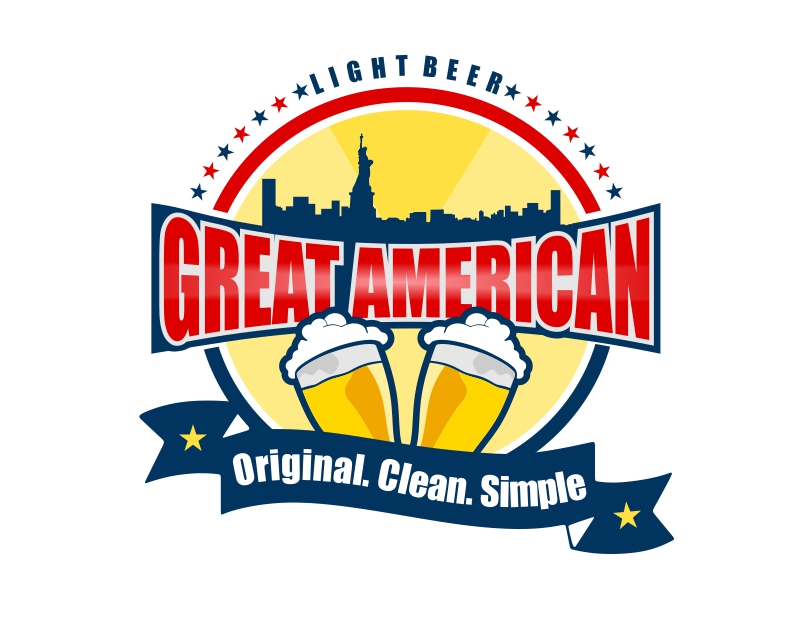 Logo Design entry 1804929 submitted by Mocomoko to the Logo Design for Great American Light Beer run by jeff1pilot