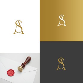 Logo Design entry 1807426 submitted by sendy23 to the Logo Design for Elegant GOLD Two-Letter Logo with "S" and "A" run by Polonius