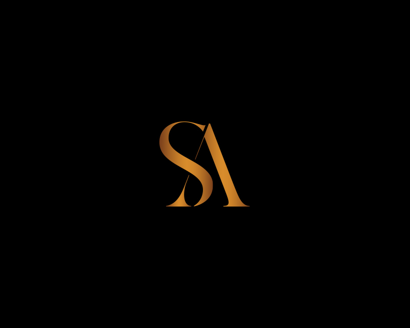 Logo Design entry 1807517 submitted by LogoStarz to the Logo Design for Elegant GOLD Two-Letter Logo with "S" and "A" run by Polonius