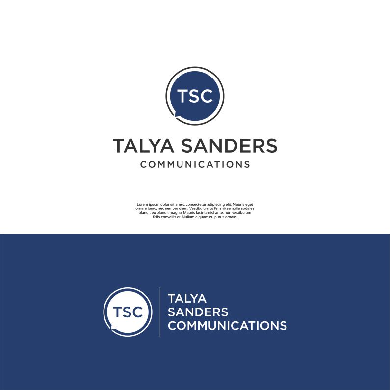 Logo Design entry 1807586 submitted by neze to the Logo Design for Talya Sanders Communications run by talyasanders