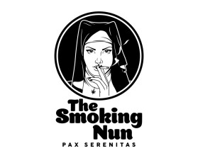 Logo Design entry 1808410 submitted by Lazuli0 to the Logo Design for the smoking nun run by mothersuperior