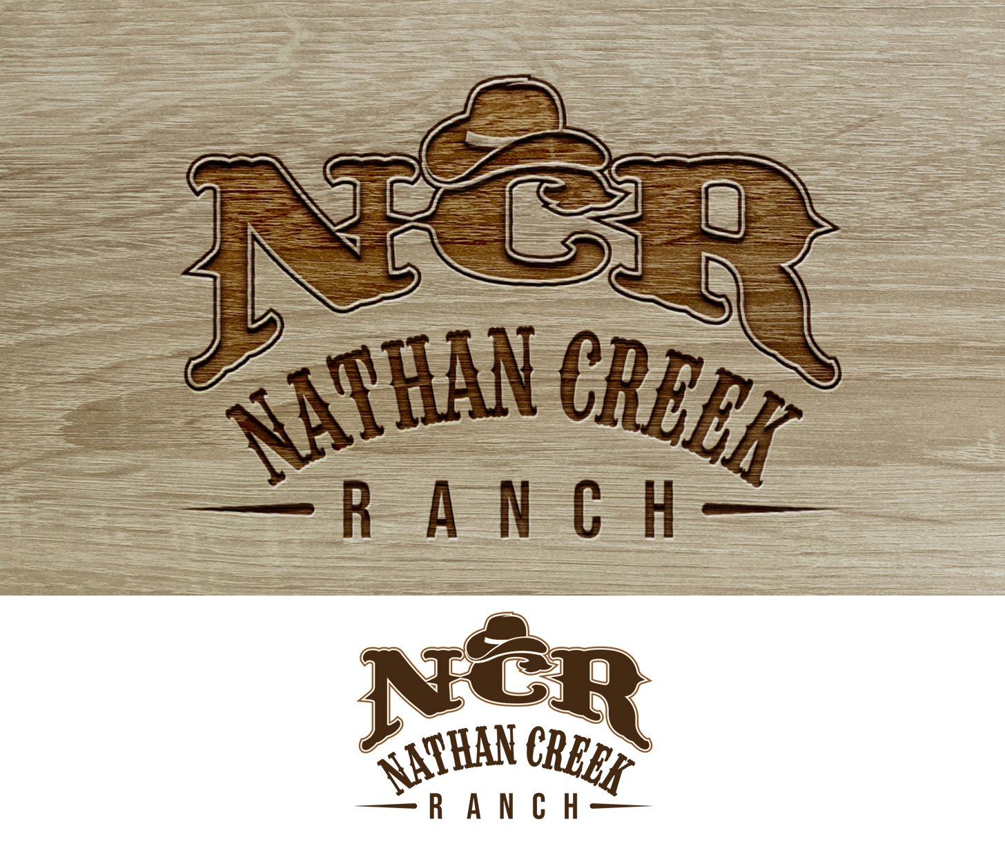 Logo Design entry 1808936 submitted by wongsanus to the Logo Design for Nathan Creek Ranch run by JBaker