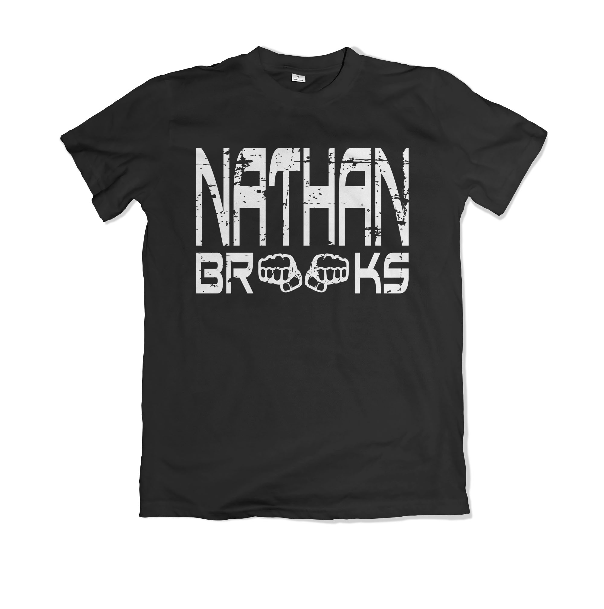 T-Shirt Design entry 1809835 submitted by Bismmilah to the T-Shirt Design for Nathan Brooks Fight T-Shirt Design run by nathannaples01