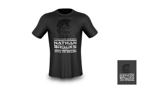 T-Shirt Design entry 1809847 submitted by Bismmilah to the T-Shirt Design for Nathan Brooks Fight T-Shirt Design run by nathannaples01