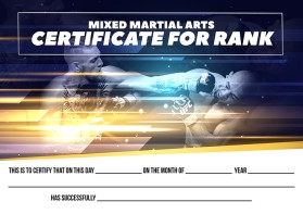 Graphic Design Entry 1810236 submitted by digitale to the contest for Arena Combat, certificate for rank run by Scavone1983