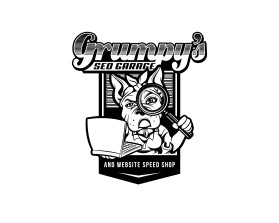 Logo Design entry 1811866 submitted by taks0not to the Logo Design for Grumpy's SEO Garage and Website Speed Shop run by Beris16
