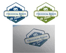 Logo Design Entry 1812935 submitted by Lazuli0 to the contest for Freedom Birds RV Park run by keyelement