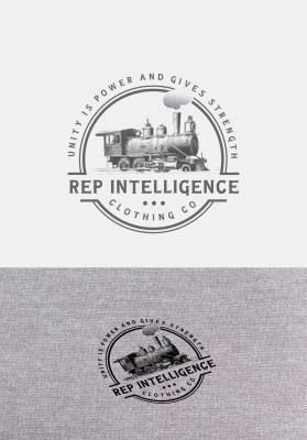 Logo Design entry 1814232 submitted by apmcdesigner to the Logo Design for Rep Intelligence Clothing Co. run by ao1