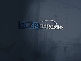 Logo Design entry 1814281 submitted by MuhammadR to the Logo Design for Rt. 42 Bargains run by ckrk07