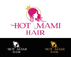 Logo Design Entry 1814851 submitted by VG to the contest for Hot Mami Hair run by maameg