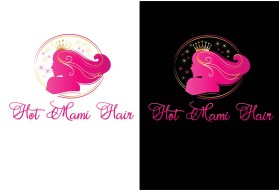 Logo Design entry 1814856 submitted by earthindore to the Logo Design for Hot Mami Hair run by maameg