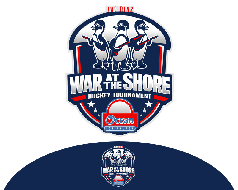 Logo Design entry 1820185 submitted by CUPU to the Logo Design for War at the Shore Logo  run by raven@oceanhockey.com