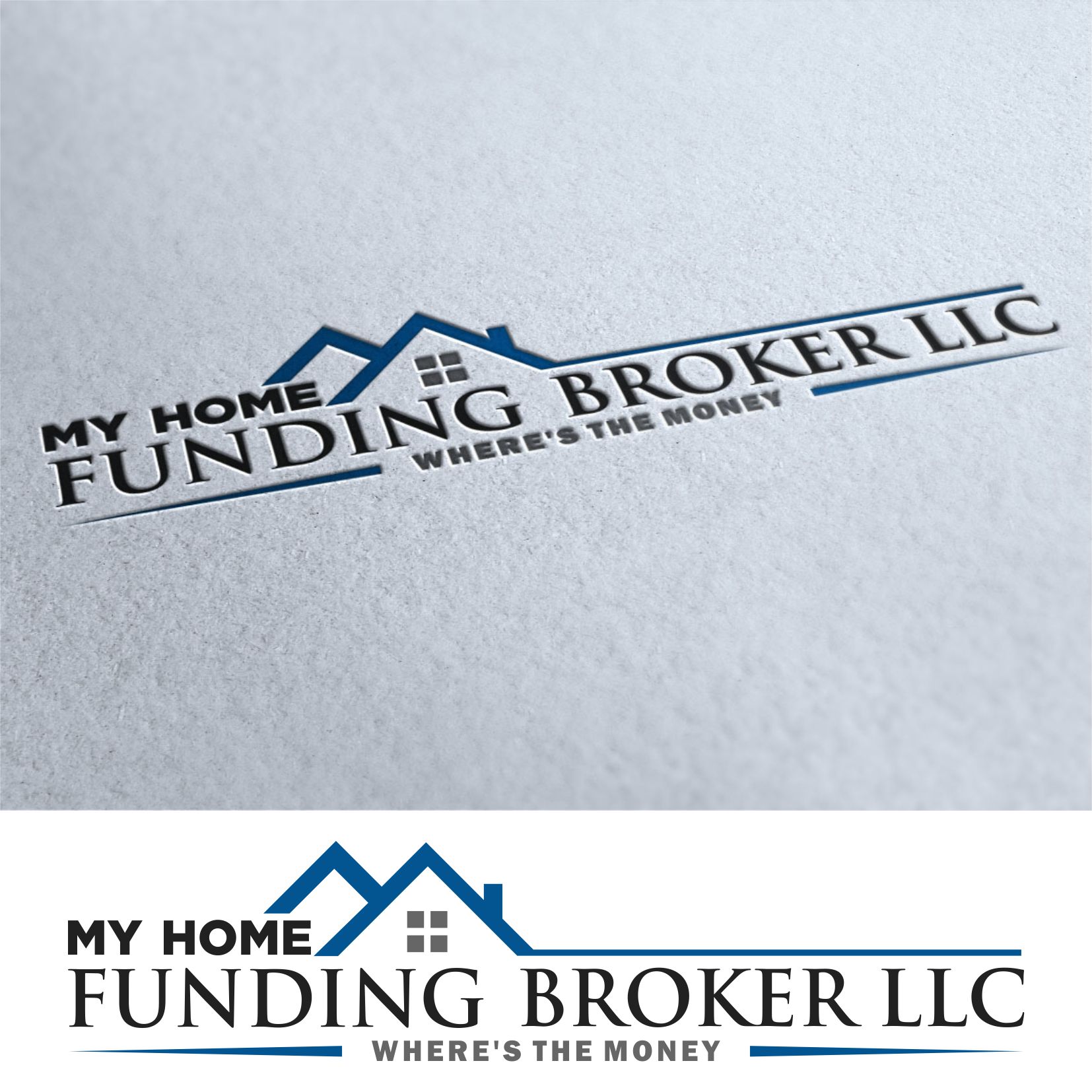 Logo Design entry 1821610 submitted by Awan to the Logo Design for My Home Funding Broker LLC run by Dreambiz