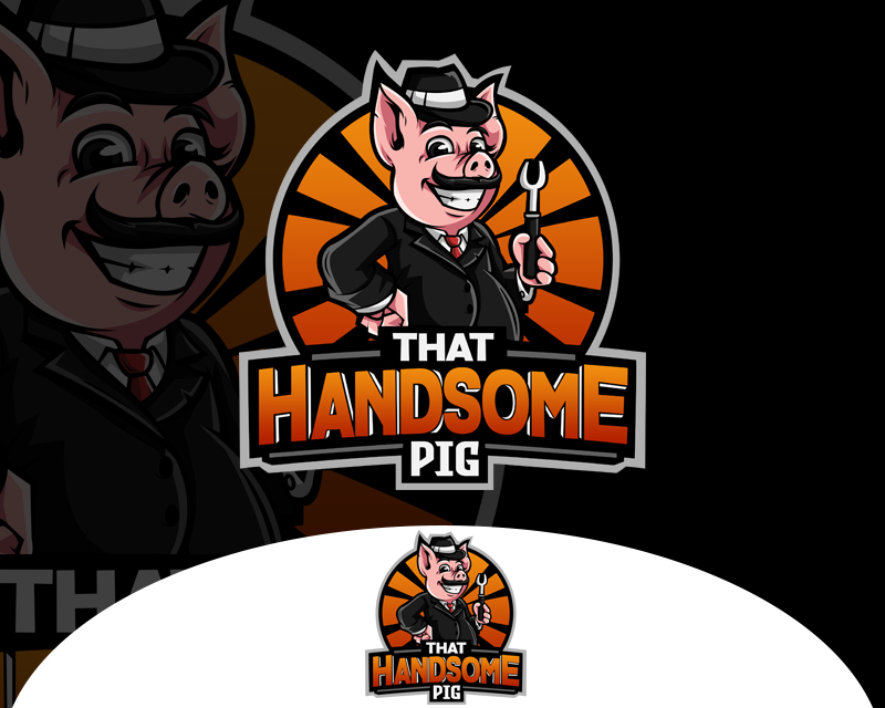Logo Design entry 1822174 submitted by CUPU to the Logo Design for That Handsome Pig run by aarongary2002
