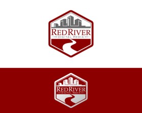 Logo Design entry 1825268 submitted by Irish Joe to the Logo Design for Red River Digital Media run by mdfredricks