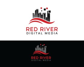 Another design by Irish Joe submitted to the Logo Design for Red River Digital Media by mdfredricks