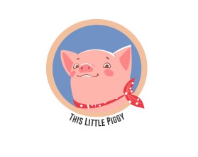 Logo Design Entry 1826373 submitted by Lazuli0 to the contest for This Little Piggy run by mhintz21
