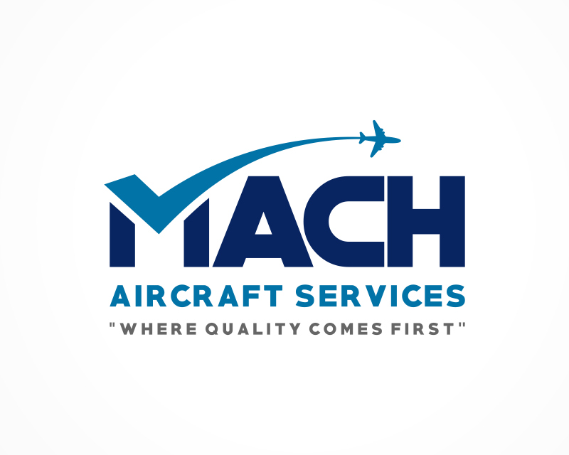 Logo Design entry 1829100 submitted by fathur to the Logo Design for MACH AIRCRAFT SERVICES run by monteslalo86