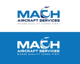 Logo Design entry 1829109 submitted by badluck to the Logo Design for MACH AIRCRAFT SERVICES run by monteslalo86